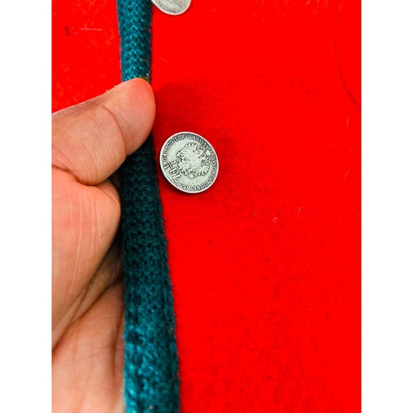 L.L Bean Womens Cardigan Sweater Button Up Front Long Sleeve Red Size Small - Picture 8 of 10